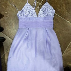 Free people lavender mini dress